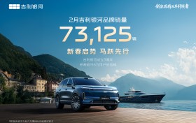 爆款领航逆势领跑！吉利银河2月销量73125辆，累计销量超196万辆